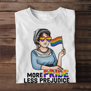 More Pride Less Prejudice 02HUTN190623 LGBTQ+ Shirt - Shirts - GoDuckee