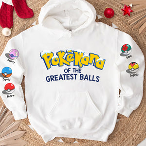 Nana Of The Greatest Balls, Personalized Family Shirt, 3D AOP Shirt 3DAP-01OHTN190923-02, Gift For Grandma, Gift For Mom - AOP Products - GoDuckee