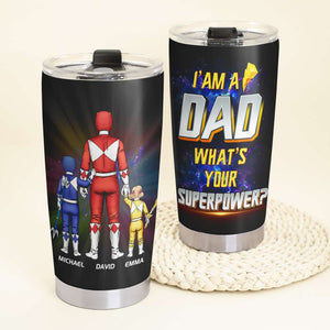Powerful Dad, Personalized Tumbler - 20oz TZ-TCTT-06dnhn100523HH - Tumbler Cup - GoDuckee