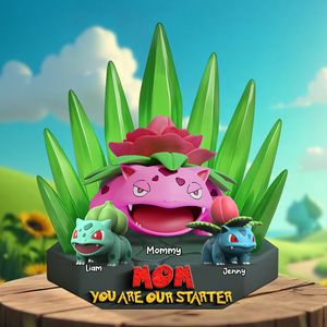 Monster Mom Plaque - Personalized Gifts For Mom 011ohpu240425 - Shaped Plaques - GoDuckee