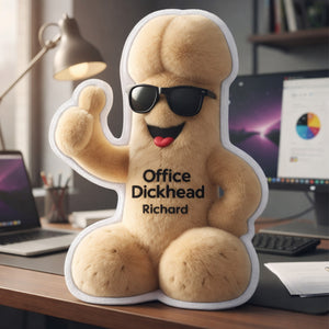 Funny Custom Shaped Pillow - Personalized Gifts For Coworker 01NAQN181125 - Pillow - GoDuckee