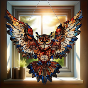 Owl Suncatcher Ornament 03acxx200824 Decor Gifts - Ornament - GoDuckee