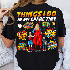 Personalized Gifts For Super Mom Shirt - Things I Do In My Spare Time 01TOQN290325PA - Shirts - GoDuckee