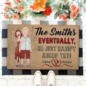 Personalized Gifts For Couple Doormat Funny Couple 03OHQN060225HG - Doormat - GoDuckee