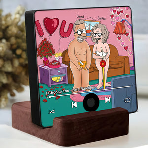 Personalized Gifts For Couple Fridge Magnet 05tgqn030125hg I Want To Grow Old With You - Fridge Magnet - GoDuckee