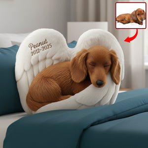 Dog Heaven Custom Shaped Pillow - Custom Photo Gifts For Dog Lover 05NAQN101125 - Pillow - GoDuckee
