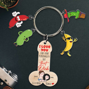 Personalized Gifts For Couple Keychain 05OHQN130624HH - Keychains - GoDuckee