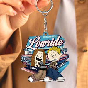 Personalized Gifts For Couple Keychain, Love Lowrider Car 01qhdt040125hg - Keychains - GoDuckee
