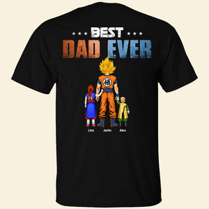 Personalized Gifts For Dad Shirt Best Dad Ever 04QHHN240124HH - 2D Shirts - GoDuckee
