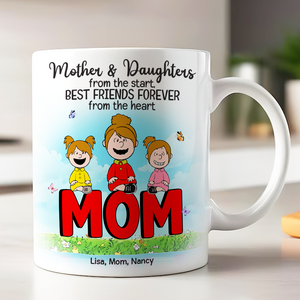 Personalized Gifts For Mom Coffee Mug 03topu040225 Best Friends Forever - Coffee Mug - GoDuckee