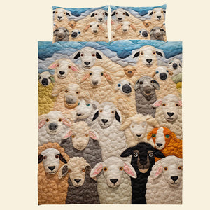 Personalized Gifts For Sheep Lovers Quilt Bed Set 03qnqn061124 - Blanket - GoDuckee
