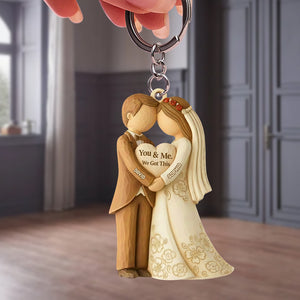 Personalized Gifts For Newlyweds Keychain 01totn261125 - Keychains - GoDuckee
