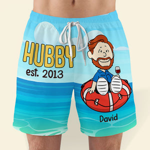 Personalized Gifts For Couple Matching Shorts 02xqtn180125pa - Beach Shorts - GoDuckee