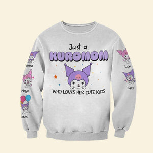 Personalized Gifts For Mom 3D Shirt Just A Mom Who Loves Her Cute Kids 03HTHN280224 - 3D Shirts - GoDuckee