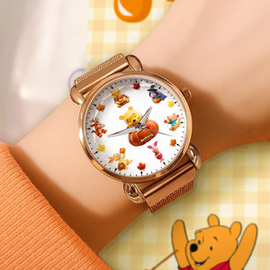 Cute Cartoon Mesh Strap Quartz Watch - Personalized Gifts For Cartoon Lovers 02pgmg210725 - Quartz Watch - GoDuckee