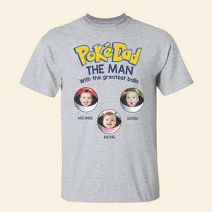 The Man With The Greatest Balls, Gift For Dad, Personalized Shirt, Gamer Kid Shirt 01OHHN231223 - Shirts - GoDuckee