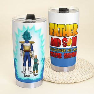 Father And Kid Together We Go 02htpo290523hh Personalized Tumbler - Tumbler Cup - GoDuckee