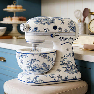 Baking Mixer Toile De Jouy Custom Shape Pillow - Personalized Gifts For Baking Lover 01pgta121225 - Pillow - GoDuckee