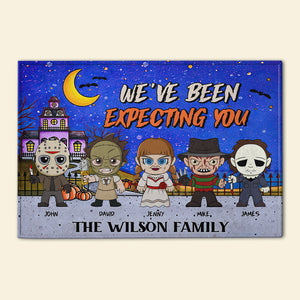 We've Been Expecting You, Gift For Family, Personalized Doormat, Horror Family Doormat, Halloween Gift 02HUHN140923HA - Doormat - GoDuckee