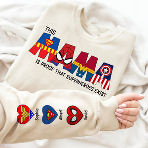 Super Mama Personalized Gifts For Mom Shirt 02OHQN220325 - AOP Products - GoDuckee