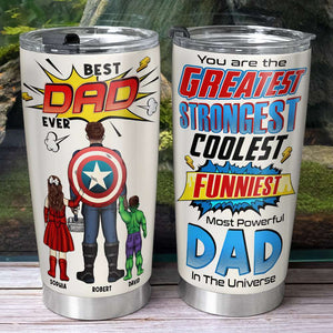 Most Powerful Dad Personalized Tumbler - 20oz TZ-TCTT-05dnqn180523tm - Tumbler Cup - GoDuckee