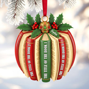 Personalized Gifts For Book Lovers Christmas Ornament 02hytn171125 - Ornament - GoDuckee