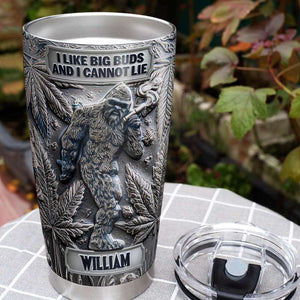 Smoking Sasquatch 20oz Tumbler - Personalized Gifts For Stoners 05TGLU210625 - Tumbler Cup - GoDuckee