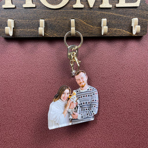 Custom Photo Gifts For Couple Keychain 211acvp140924 - Keychains - GoDuckee