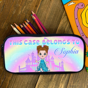 Personalized Gifts For Kid, Cute Princess Prince Pencil Case 05pgqn100724ha - Pencil Case - GoDuckee