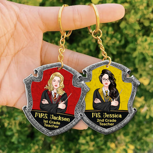 Magic Teacher 01HUDT140823TM Personalized Keychain, Gifts For Teacher - Keychains - GoDuckee