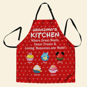 Personalized Gifts For Grandma Aprons Grandma's Kitchen 02naqn260124qnpa - Aprons - GoDuckee