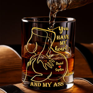 Spicy Love Round Glass - Personalized Gift For Couples 03NALU021225 - Glass - GoDuckee