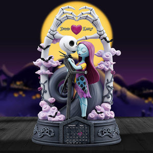 Spooky Love Acrylic Plaque - Personalized Gifts For Couple 02TOQN270625 - Shaped Plaques - GoDuckee