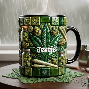 Canabis Coffee Mug - Personalized Gifts For Stoner 01tota090126 - Coffee Mug - GoDuckee