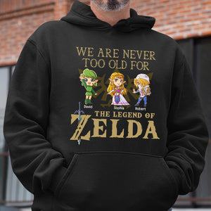 Gaming Lover Never Too Old 022acqn120623 Personalized Shirt - Shirts - GoDuckee