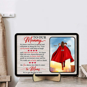 Personalized Gifts For Mom Wood Sign The Best To Love - Wood Signs - GoDuckee