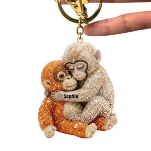 Monkey Punch Viral Keychain - Personalized Gifts 07NAQN040326 - Keychains - GoDuckee
