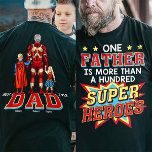 Super Dad Shirt Personalized Gifts For Dad 012TOQN180325PA - Shirts - GoDuckee