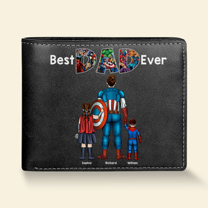 Personalized Gifts For Dad PU Leather Wallet 05QHQN040524PA Father's Day - PU Leather Wallet - GoDuckee