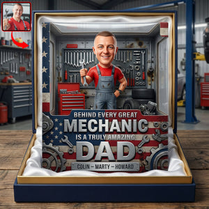Amazing Mechanic Dad Acrylic Plaque - Custom Photo Gifts For Dads 04paqn260326 - Shaped Plaques - GoDuckee