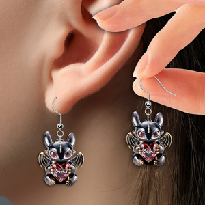 Movie Fans Acrylic Earrings - Personalized Gifts For Dragon Lovers 06tglu190625 - Earrings - GoDuckee