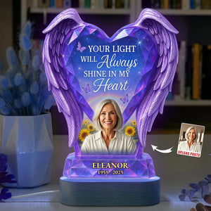 Memorial Heaven LED Light Custom Photo Gifts For Heaven 01NADT200525 - Led Night Light - GoDuckee