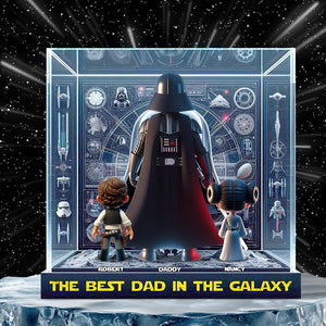 The Best Dad Acrylic Plaque Personalized Gifts For Dad 03OHDT120525 - Shaped Plaques - GoDuckee