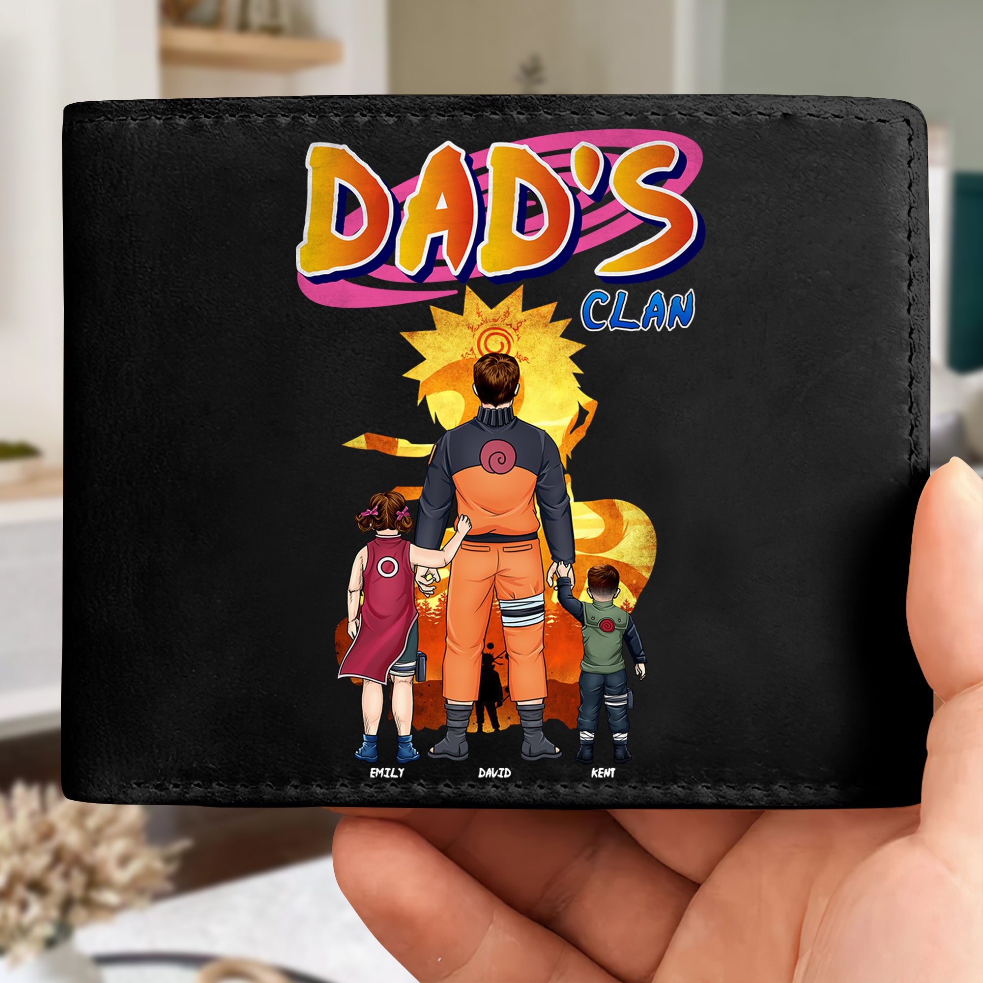 Personalized Gifts For Dad PU Leather Wallet 07qhqn130524pa Father's Day - PU Leather Wallet - GoDuckee