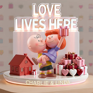 Love Couple Light Box Personalized Gifts For Couple 05OHDT191225 - Light Box - GoDuckee