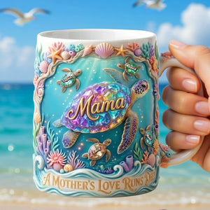 A Mother's Love Run Deep Coffee Mug- Personalized Gifts For Mother 06toqn090426 - Coffee Mug - GoDuckee
