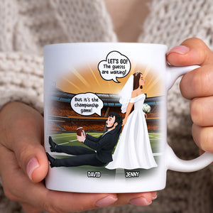 Personalized Gifts For Couple American Football Coffee Mug 05totn121224pa - Coffee Mug - GoDuckee