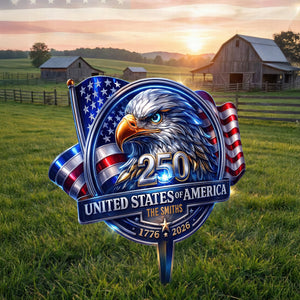 Fierce American Eagle Metal Sign - Personalized Gifts For Patriots 05qhqn250226 - Metal Signs - GoDuckee