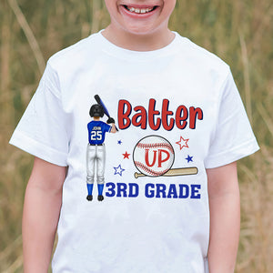 Batter Up Personalized Shirt, Gift For Baseball Lover/ Gift For Kids - Shirts - GoDuckee
