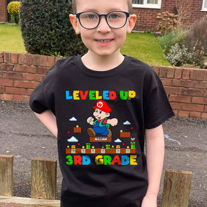 Student Leveled Up 02qnqn300623 Personalized Shirt - Shirts - GoDuckee